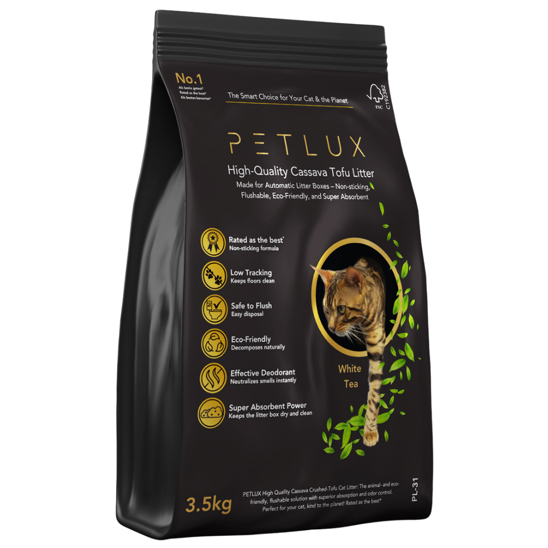 Litière automatique pour chat au tofu et au manioc 3, 5 kg